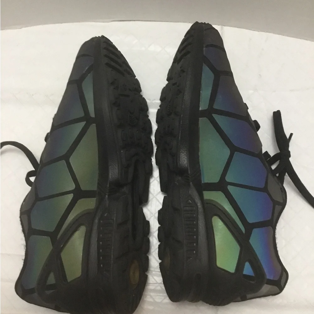 adidas Black Running Shoe Interior with Size Label